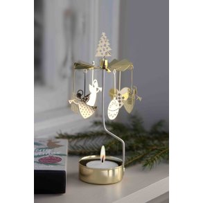 ENGLESPIL MED ENGLE OG JULETING  GULD