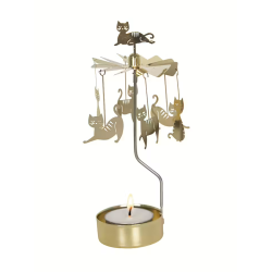 ENGLESPIL MED FAMILIE KATTE  GULD