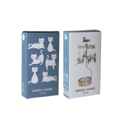 ENGLESPIL MED FAMILIE KATTE  GULD