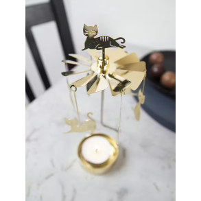 ENGLESPIL MED FAMILIE KATTE  GULD