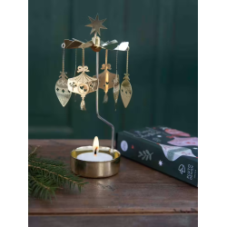 ENGLESPIL MED ENGLEKLOKKE ORNAMENTS  GULD