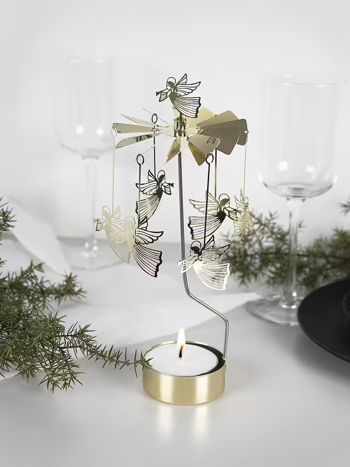 ENGLESPIL MED FLYVENDE ENGLE XL  GULD