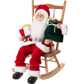 JULEMAND I GYNGESTOL  25 X 35 X 45 CM