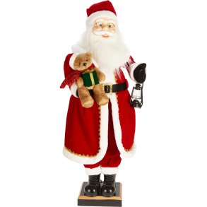 JULEMAND MED BEVGELSE, MUSIK OG LED-LYS  H110 CM