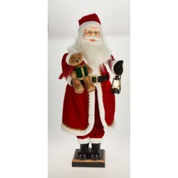 JULEMAND MED BEVGELSE, MUSIK OG LED-LYS  H110 CM