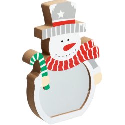 SNEMAND MED SPEJLEFFEKT OG LED LYS  H20 CM