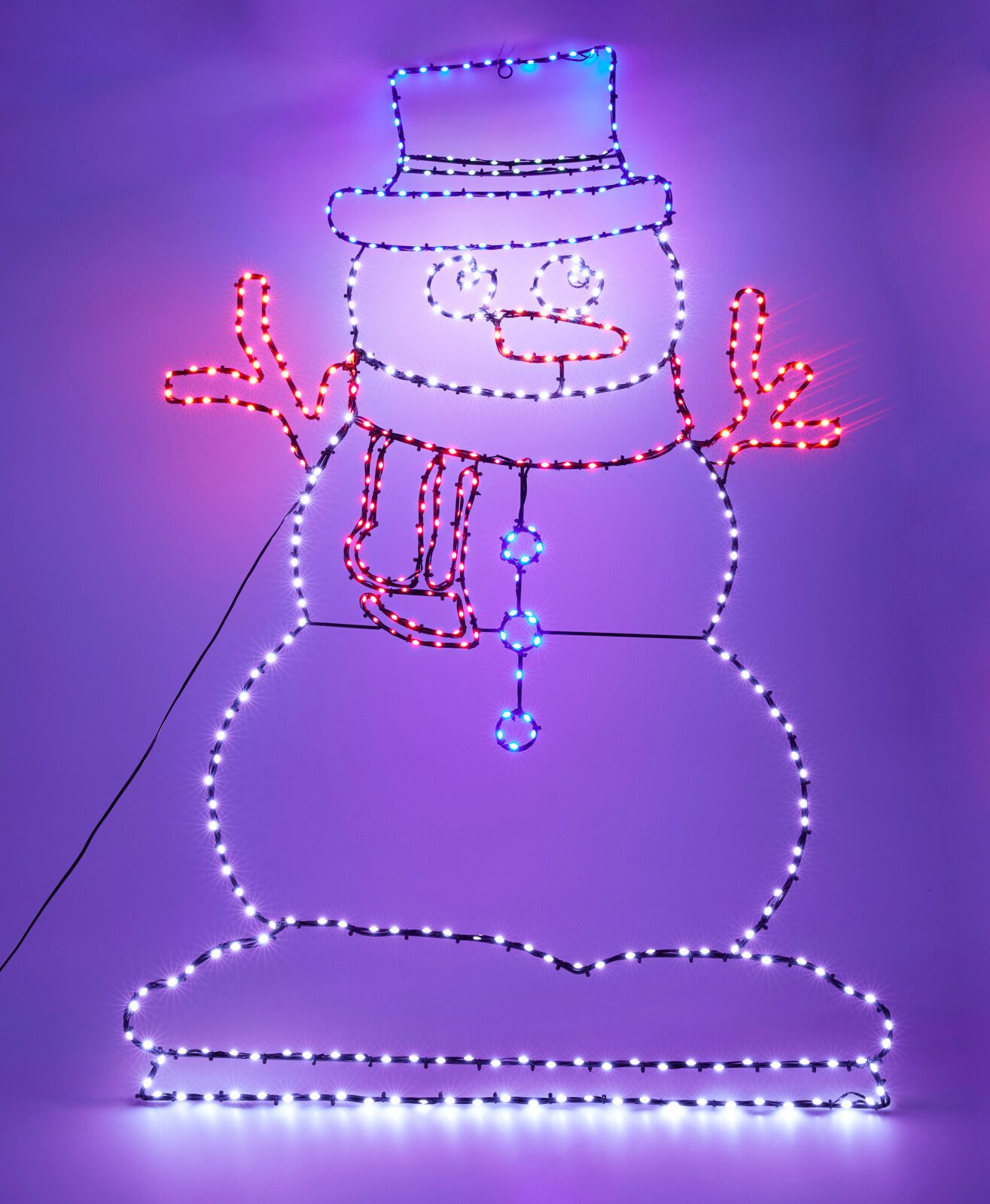 SNEMAND MED BLINKENDE LED LYS  72 X 117 CM