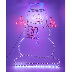 SNEMAND MED BLINKENDE LED LYS  72 X 117 CM