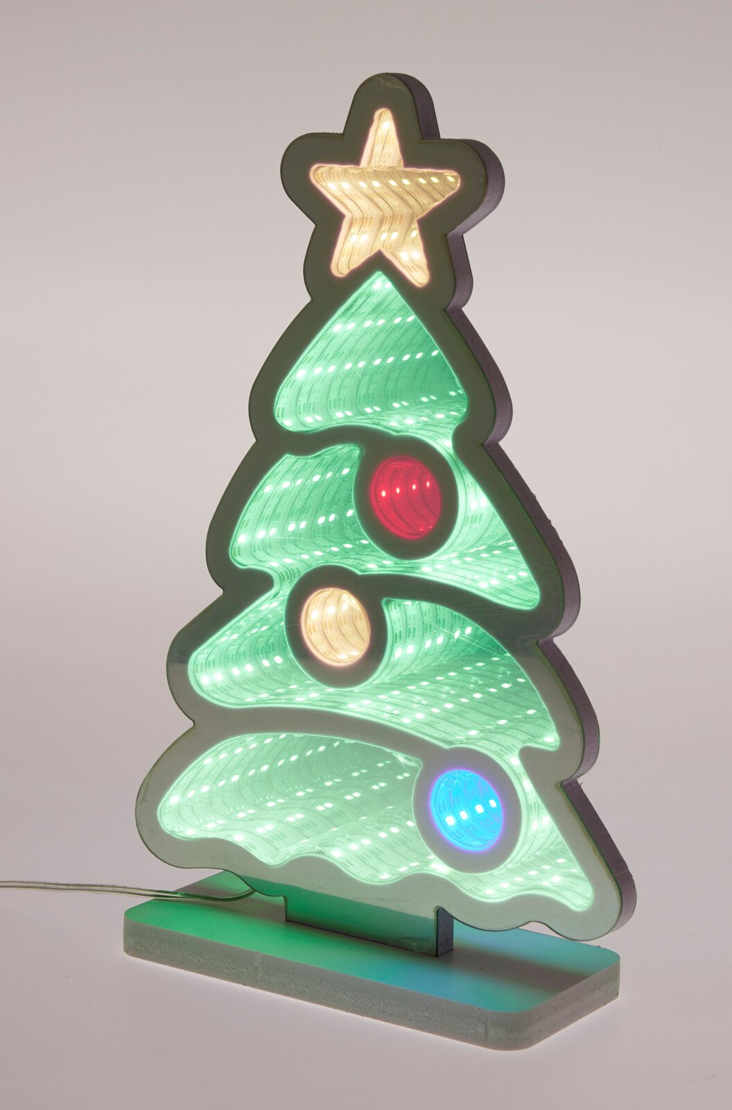 JULETR SPEJL MED INFINITY LED  18 X 28 CM