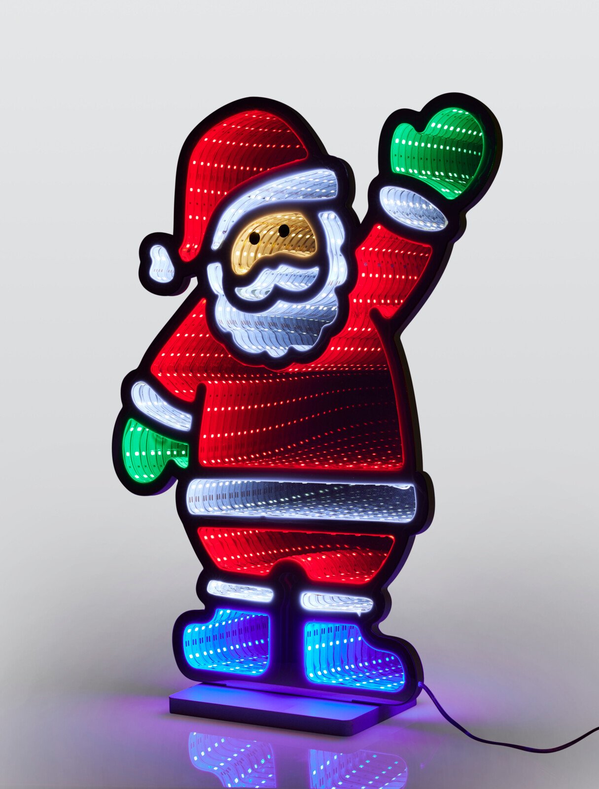 JULEMAND SPEJL MED INFINITY LED  33 X 45 CM