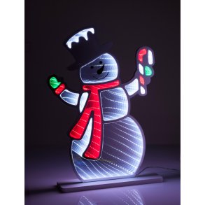 SNEMAND SPEJL MED INFINITY LED  32 X 45 CM