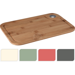 SKREBRT MED SILICONERING I MINTGRN 36 X 23 CM  BAMBUS