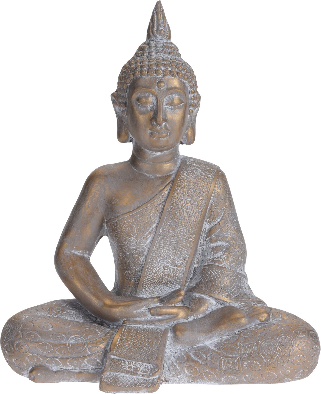 BUDDHA SIDDENDE 49 CM   GOLD 