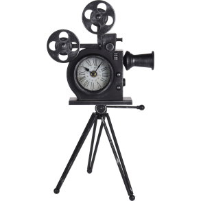 BORDUR FORMET SOM FILMKAMERA  SORT ANTIK FINISH