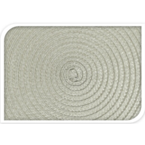 DKKESERVIETTE  RUND DIA 38 CM  CREME