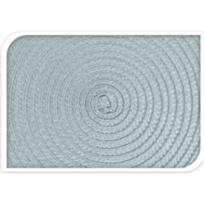 DKKESERVIETTE  RUND DIA 38 CM  LYSEGRN