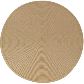 DKKESERVIETTE RUND D38 CM  CREME