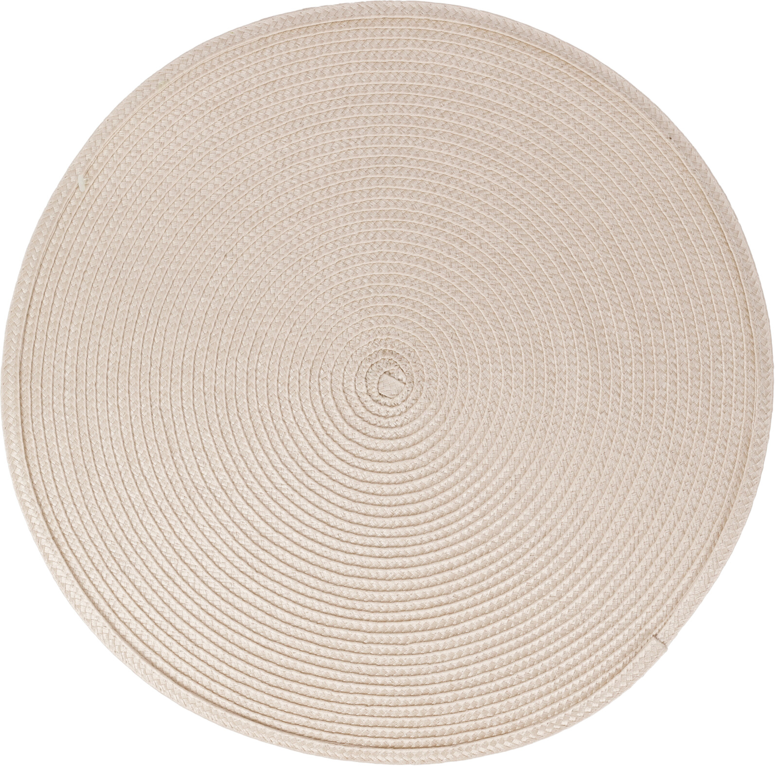 DKKESERVIETTE RUND D38 CM  OFF WHITE