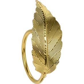 SERVIETRINGE MED BLADE  GULD NR 3