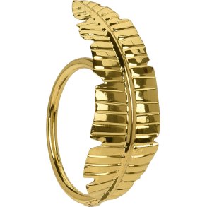 SERVIETRINGE MED BLADE  GULD NR 4