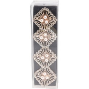 SERVIETRINGE NR 2  ROSEGULD