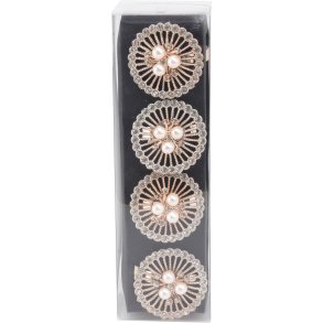 SERVIETRINGE NR 3  ROSEGULD