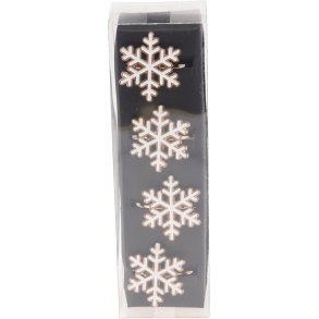 SERVIETRINGE SNEFNUG NR 2  HVID MED GULD KANT