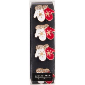 SERVIETRINGE 4 STK I SKE  JULELUFFER