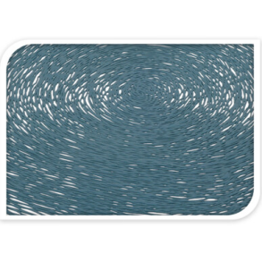 DKKESERVIETTE RUND DIA 37 CM  TURKIS