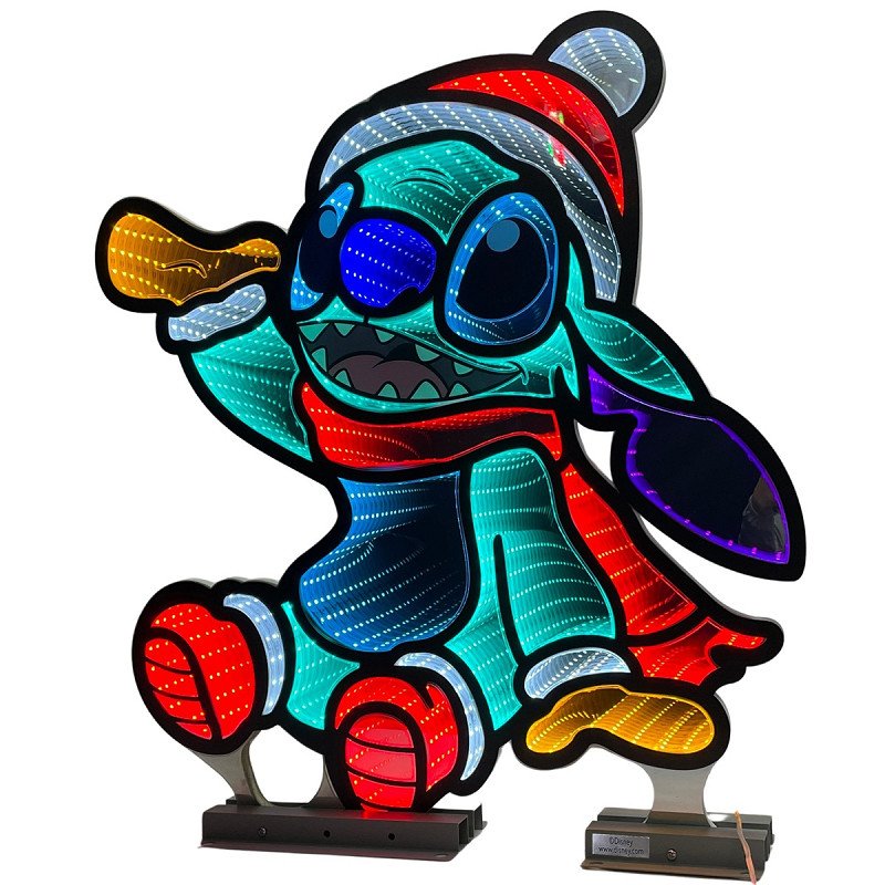 STITCH KLAR TIL VINTEREN INDEND�RS LED-JULEBELYSNING � H60 CM