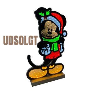 DISNEY MICKEY MOUSE INDENDRS JULEBELYSNING  H90 CM