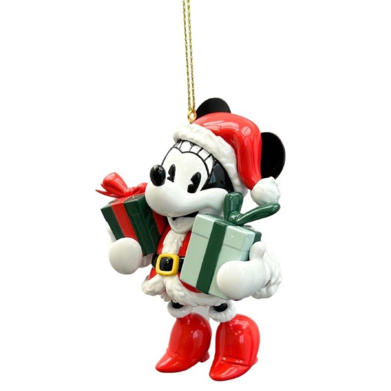 DISNEY MINNIE MOUSE I JULEDRAGT 3D ORNAMENT  FRA ANDEBY