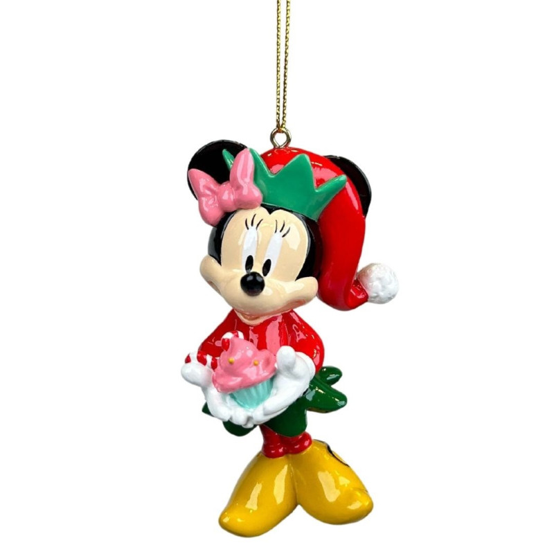DISNEY MINNIE MOUSE JUL MED CUPCAKE 3D ORNAMENT  FRA ANDEBY