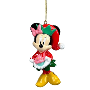 DISNEY MINNIE MOUSE JUL MED CUPCAKE 3D ORNAMENT  FRA ANDEBY