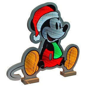 MICKEY MOUSE MED JULEHUE LED-DEKORATION � H40 CM
