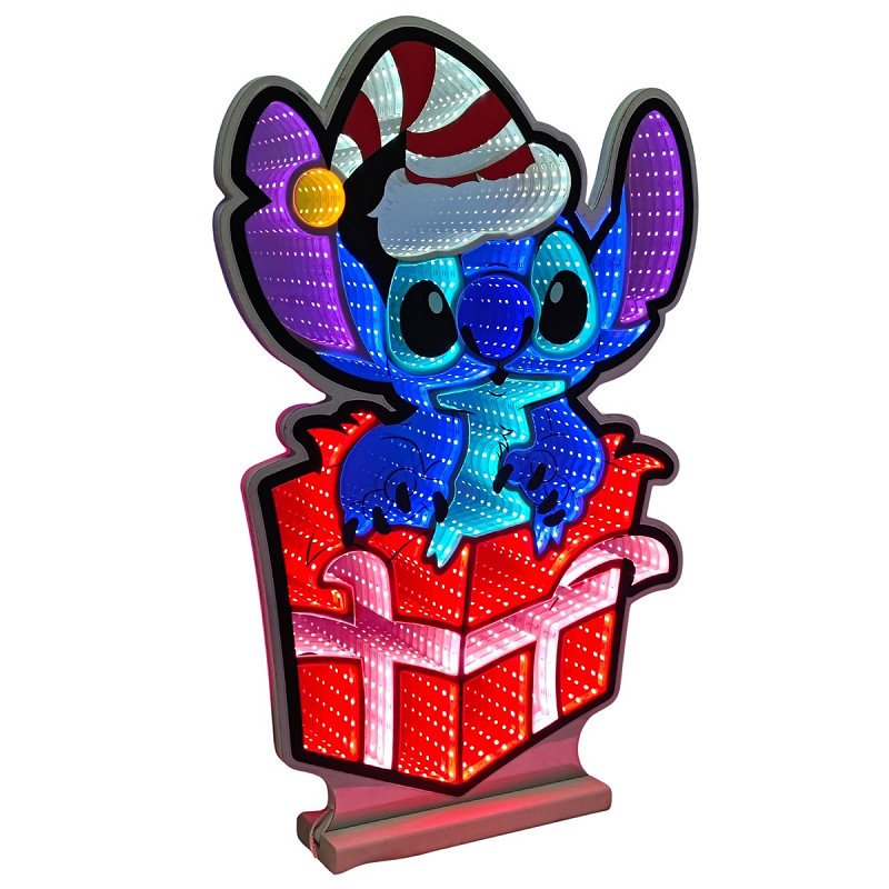STITCH HOPPER OP AF JULEGAVEN � LED-JULEBELYSNING H60 CM