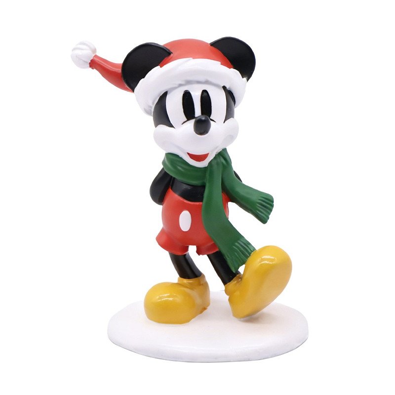 MICKEY MOUSE MED JULEHUE FIGUR � H8 CM