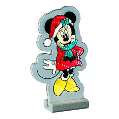 MINNIE I JULEKOSTUME INDEND�RS LED-JULEBELYSNING � H20 CM