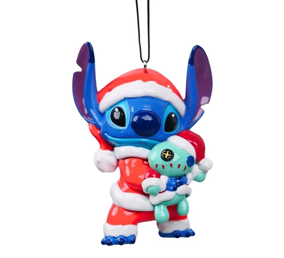 DISNEY STITCH MED BAMSE JUL 3D ORNAMENT  FRA LILLO &amp; STITCH