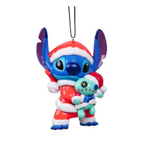 DISNEY STITCH MED BAMSE JUL 3D ORNAMENT  FRA LILLO & STITCH