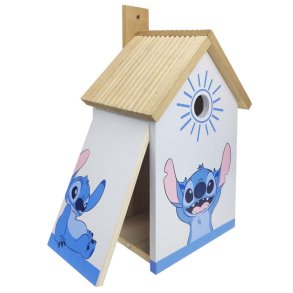 DISNEY FUGLEHUS MED STITCH � BL� CHARME TIL HAVEN H30 CM