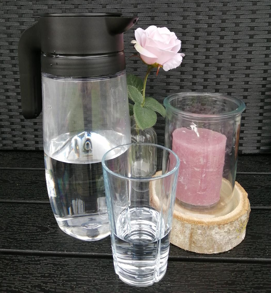 3 I 1 ELEGANT HJ LYSESTAGE KOMBINATION LYS, GLAS OG TR  ROSA
