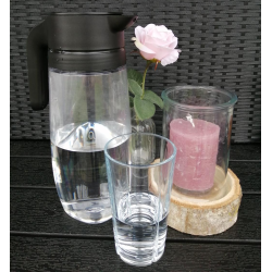 3 I 1 ELEGANT HJ LYSESTAGE KOMBINATION LYS, GLAS OG TR  ROSA