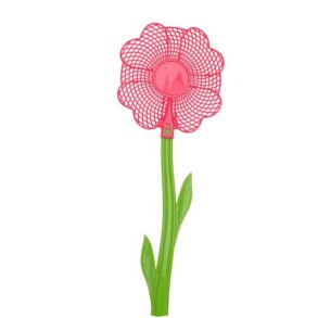 FLUESMKKER MED BLOMST  RD 2 