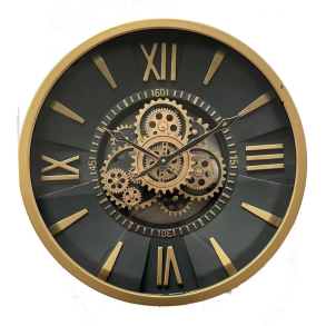 ELEGANT VGUR 46 CM  SORT MED GYLDEN RAMME