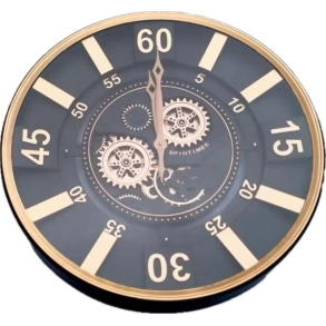 ELEGANT VGUR 60 CM  SORT MED FLOTTE GYLDNE DETALJER