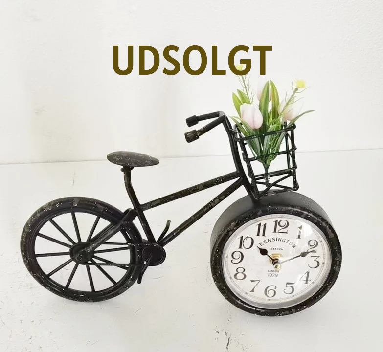 DEKORATIV BORDUR FORMET SOM CYKEL 30 X 20 CM � SORT