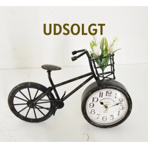 DEKORATIV BORDUR FORMET SOM CYKEL 30 X 20 CM � SORT