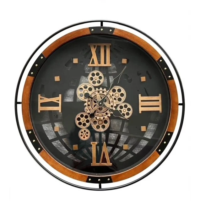 MODERNE RUSTIKT VGUR 60 CM  BRUN OG SORT