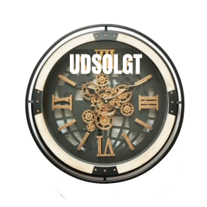 MODERNE RUSTIKT V�GUR �60 CM � SORT OG GYLDEN